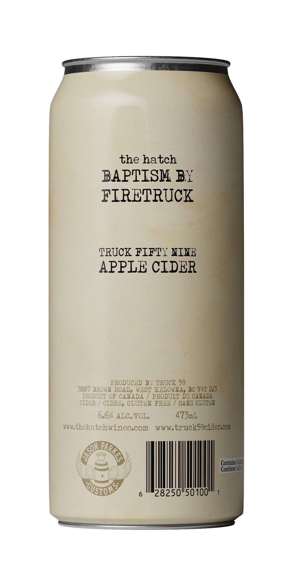 Baptism by Firetruck - hatch collab 4X473mL cans