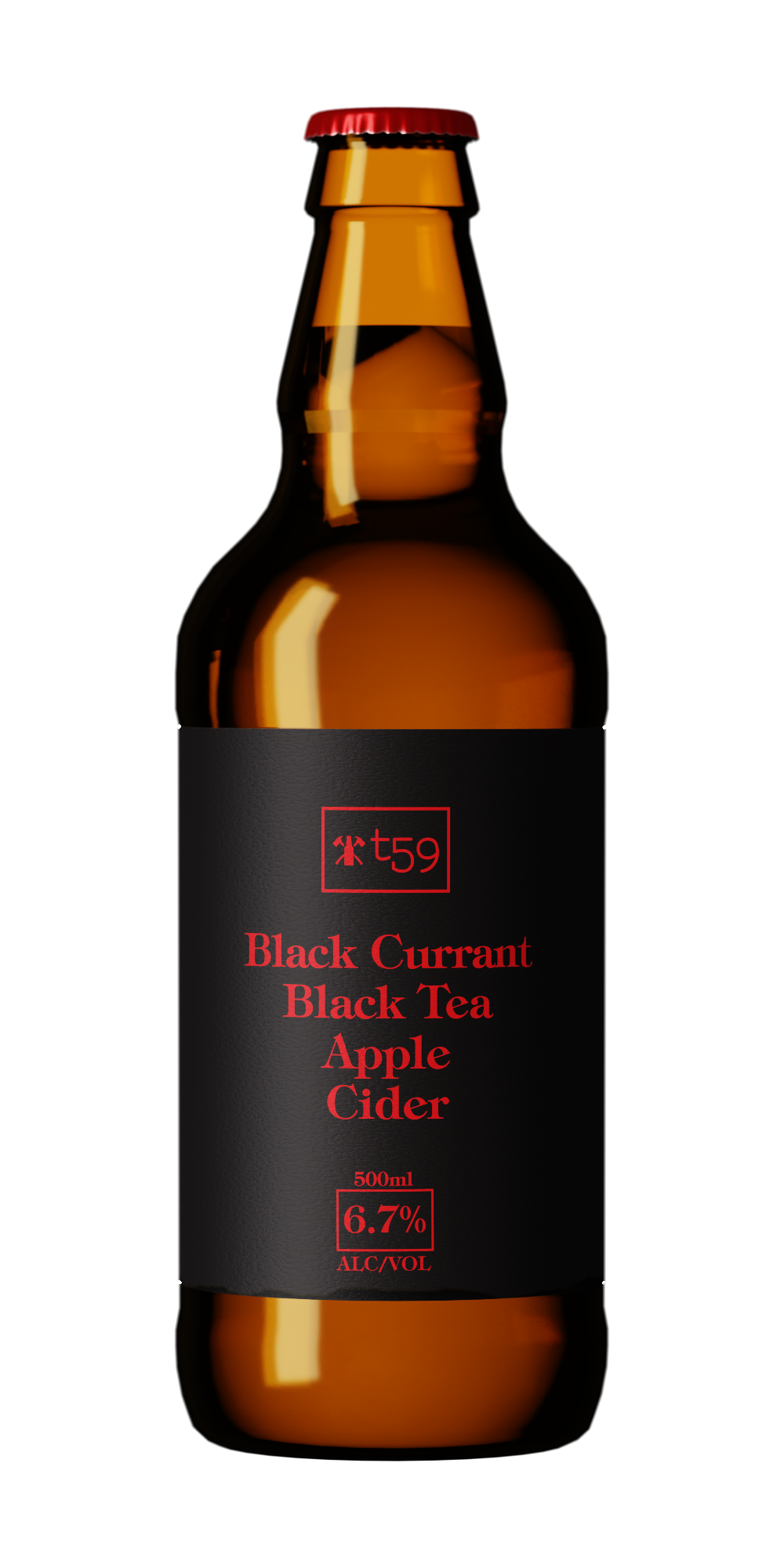 Black Currant Black Tea 500ml